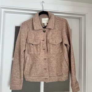 Cynthia Rowley Soft Taupe Utility Jacket